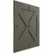 Ekena Millwork 19 5/8in. W x 19 5/8in. H Xander EnduraWall Decorative 3D Wall Panel Covers 2.67 Sq. Ft. WP20X20XAISG - alternate 2